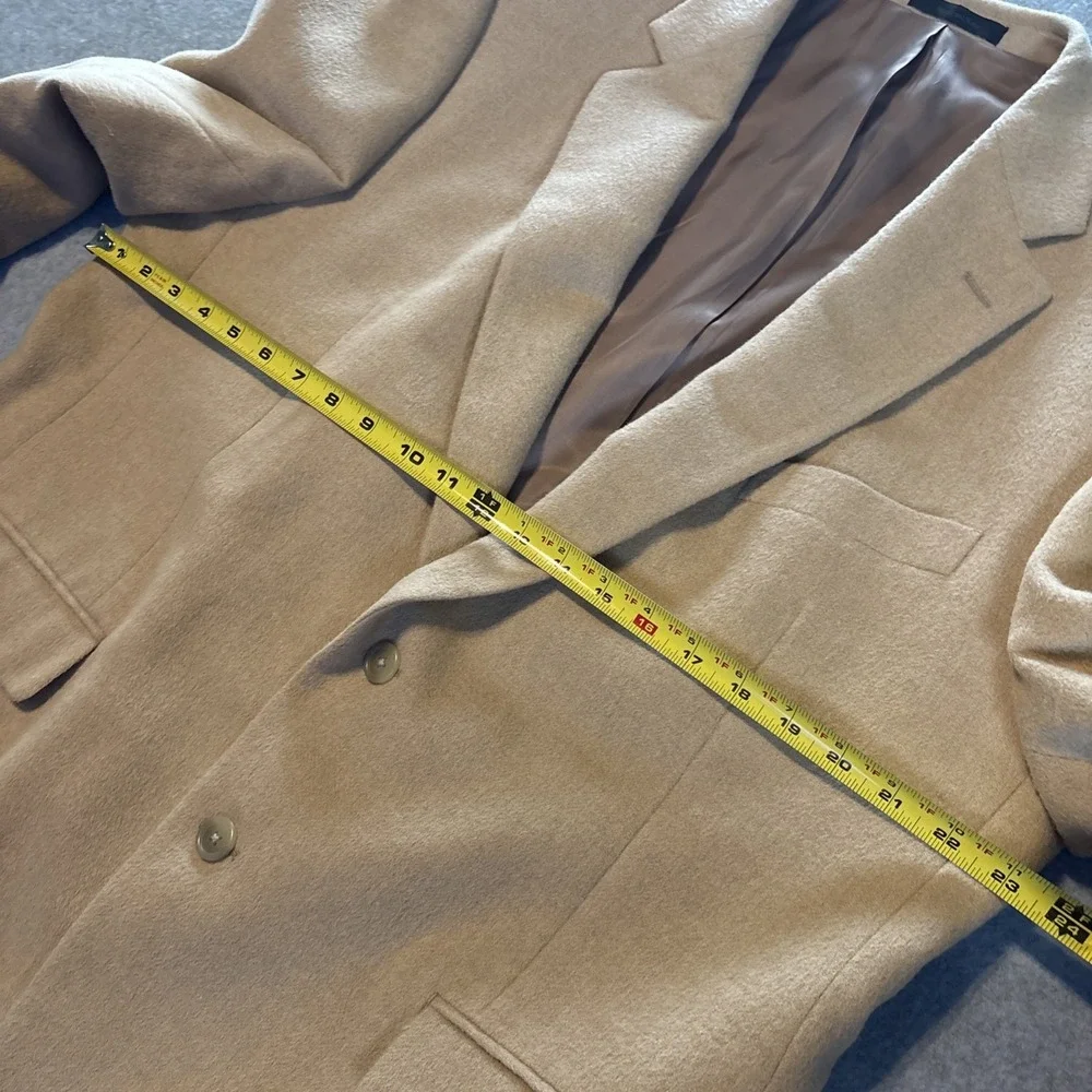 Chaps 100% Camel Hair‎ Beige Blazer Men's 46R RN-69456 Very Good Cond.